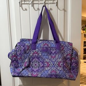 Vera Bradley Purple and Pink Floral Tote